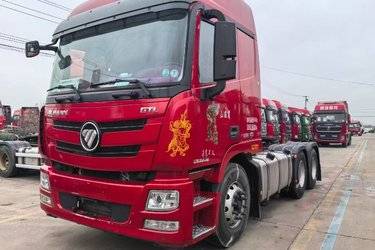 二手福田 欧曼GTL 基本型 470马力 6X4 牵引车(国六) 双驱 福田康明斯二手牵引车 黄牌图片