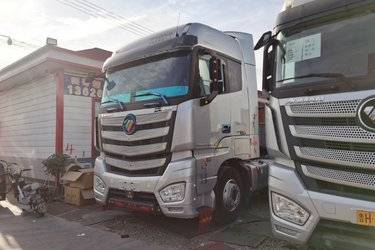 二手福田 欧曼EST 北方版 580马力 6X4 牵引车(国六)(采埃孚16挡)(有缓速器)(国六) 双驱 福田康明斯二手牵引车 黄牌图片