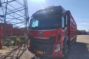 二手东风柳汽 乘龙H5重卡 290马力 6X2 9.7米仓栅式载货车(国六) 单桥 玉柴二手载货车 黄牌图片