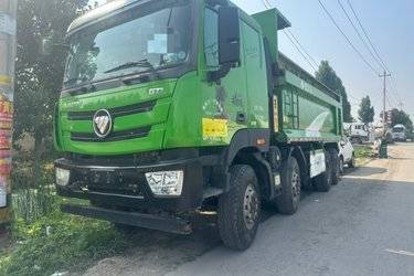 二手福田 欧曼GTL 490马力 8X4 6.5米自卸车(国六) 前四后八 潍柴二手自卸车 黄牌图片
