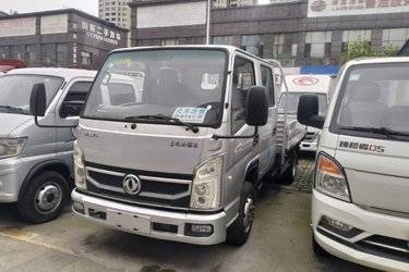 二手东风 小霸王W15 102马力 3.1米双排仓栅式微卡(国五) 单桥 全柴二手载货车 蓝牌图片