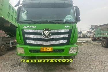 二手福田 欧曼新ETX 9系重卡 375马力 6X4 6.2米自卸车(国五) 后八轮 潍柴二手自卸车 黄牌图片