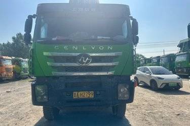 二手上汽红岩 杰狮重卡 430马力 8X4 6.5米自卸车(国五) 前四后八 上菲红二手自卸车 黄牌图片