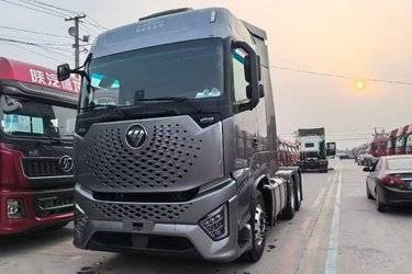 二手福田 欧曼银河 穿越版 660马力 6X4 AMT自动档牵引车(国六) 双驱 福田康明斯二手牵引车 黄牌图片
