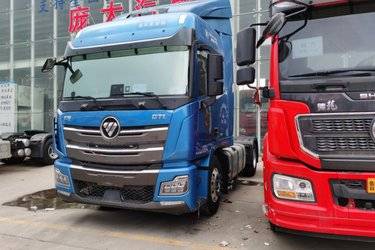 二手福田 欧曼GTL 470马力 4X2 AMT自动挡牵引车(国六) 单桥 福田康明斯二手牵引车 黄牌图片