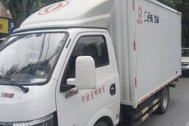 二手东风途逸 T5 年度款 标准款 1.6L 105马力 CNG 3.8米单排厢式小卡(国六) 单桥 东安二手载货车 蓝牌图片