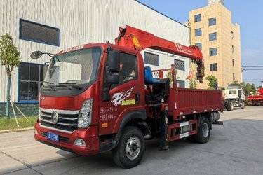 二手随车吊 中国重汽成都商用车 王牌7系 160 3.45 4X2图片