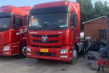 二手福田 欧曼GTL 北方版 490马力 6X4 牵引车(国六) 双驱 康明斯二手牵引车 黄牌图片