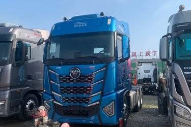 二手福田 欧曼EST 星辉版 620马力 6X4 AMT自动档牵引车(国六) 双驱 康明斯二手牵引车 黄牌图片
