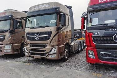 东风商用车 天龙旗舰KX 王者版 600马力 6X4 AMT自动挡牵引车(国六) 双驱 东风康明斯二手牵引车 黄牌