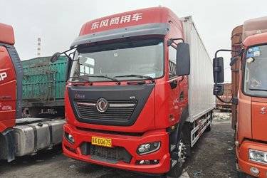 二手东风商用车 天锦KR PLUS 290马力 4X2 9.8米厢式载货车(国六) 单桥 东风康明斯二手载货车 黄牌图片