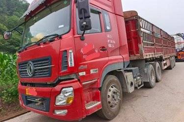 二手东风商用车 天龙重卡 启航版 420马力 6X4牵引车(国五) 双驱 东风二手牵引车 黄牌