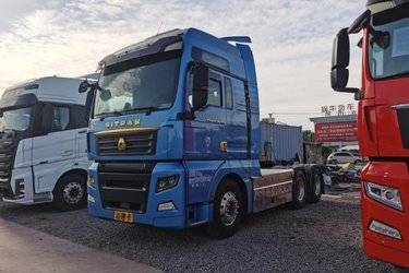 二手中国重汽 汕德卡SITRAK G7H重卡 570马力 6X4 AMT自动档牵引车(国六) 双驱 曼二手牵引车 黄牌图片