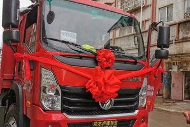 二手中国重汽成都商用车 腾狮 140马力 4X2 4.14米自卸车(国五) 单桥 玉柴二手自卸车 黄牌图片