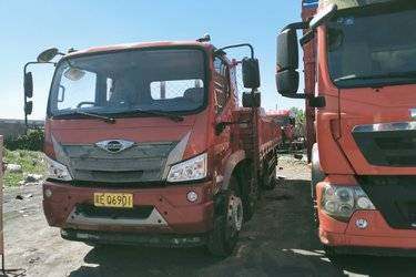 二手福田 时代领航ES5 220马力 6X2 6.8米排半栏板载货车(国六) 前四后四 潍柴二手载货车 黄牌图片