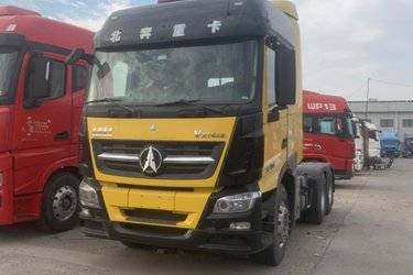 二手北奔 V3ET重卡 460马力 4X2牵引车(国五) 单桥 潍柴二手牵引车 黄牌图片