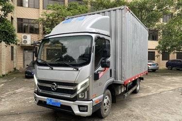 二手凯马 凯捷M3 高配版 130马力 4.16米单排厢式轻卡(国六) 单桥 潍柴二手载货车 蓝牌图片