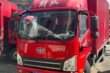 二手解放 虎VN 120马力 3.78米排半厢式轻卡(国六) 单桥 云内动力二手载货车 蓝牌图片