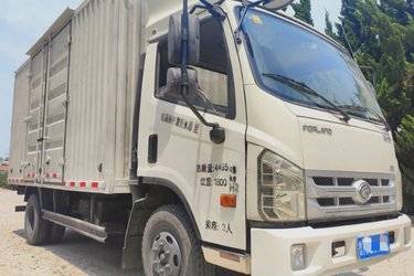 二手福田 奥铃CTX 131马力 4.14米单排厢式轻卡(国五) 单桥 江铃二手载货车 蓝牌图片