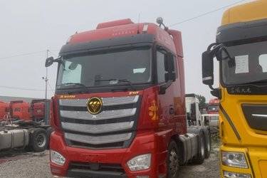 二手福田 欧曼EST 6系重卡 穿越版 580马力 6X4 牵引车(国六) 双驱 康明斯二手牵引车 黄牌图片
