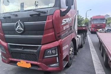 二手三一集团 江山版 485马力 6X4 牵引车(国六) 双驱 昆山三一动力二手牵引车 黄牌图片