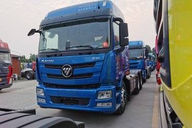 二手福田 欧曼GTL 北方版 470马力 6X4 AMT自动挡牵引车(国六) 双驱 福田康明斯二手牵引车 黄牌图片
