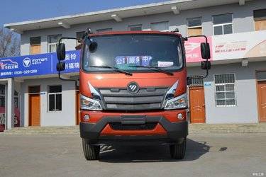 二手福田 时代领航ES5 170马力 4X2 6.2米排半栏板载货车(国五) 单桥 玉柴二手载货车 黄牌图片