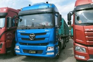 二手福田 欧曼GTL 北方版 490马力 6X4 牵引车(国六) 双驱 康明斯二手牵引车 黄牌图片
