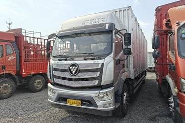 二手福田 欧航R系 220马力 4X2 9.78米厢式载货车(国六) 单桥 福田康明斯二手载货车 黄牌图片