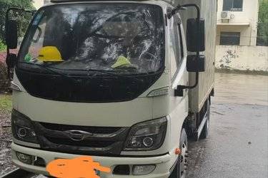 二手福田时代 小卡之星5 115马力 3.67米单排厢式轻卡(气刹)(国六) 单桥 全柴二手载货车 蓝牌图片
