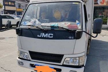 二手江铃 顺达 普通款 109马力 4.21米单排厢式轻卡(国四) 单桥 江铃二手载货车 蓝牌