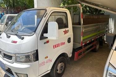 二手东风途逸 T5 95马力 4X2 3.4米自卸车(国六) 单桥 东风二手自卸车 蓝牌图片