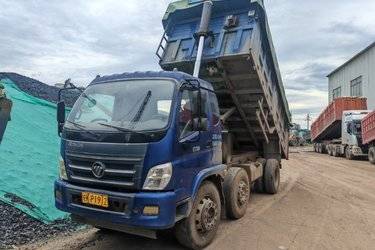 二手福田 瑞沃E3 170马力 6X2 5.2米自卸车(国五) 前四后四 玉柴二手自卸车 黄牌图片