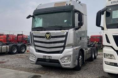 二手福田 欧曼EST 6系重卡 510马力 6X4牵引车(高顶带导流罩)(国五) 双驱 康明斯二手牵引车 黄牌图片
