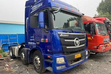 二手福田 欧曼GTL 6系重卡 超能版 380马力 6X4牵引车(国五) 双驱 福田康明斯二手牵引车 黄牌图片
