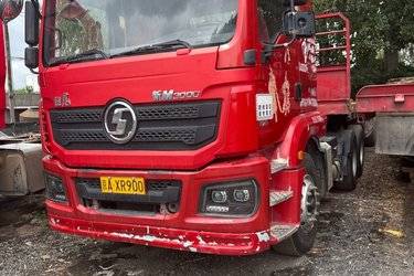 二手陕汽重卡 德龙新M3000 标柜版 375马力 6X4牵引车(国五) 双驱 潍柴二手牵引车 黄牌图片