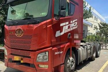二手青岛解放 JH6重卡 500马力 6X4牵引车(国五) 双驱 潍柴二手牵引车 黄牌