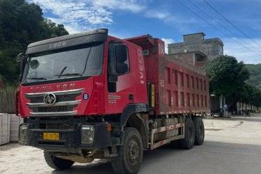 二手上汽红岩 杰狮C500重卡 重载版 430马力 6X4 6米自卸车(国五) 后八轮 潍柴二手自卸车 黄牌图片
