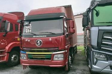 二手陕汽商用车 轩德翼6 轻量化版 270马力 6X2 9.6米厢式载货车(国六) 前四后四 玉柴二手载货车 黄牌图片