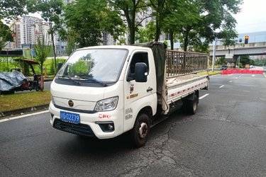 二手福田 祥菱M2 豪华型 1.5L 143马力 CNG 4米单排栏板微卡(国六) 单桥 东安二手载货车 蓝牌图片