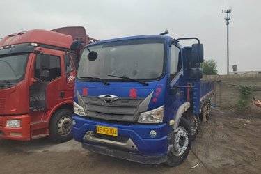 二手福田 瑞沃ES5 220马力 4X2 6.8米栏板载货车(国六) 前四后四 潍柴二手载货车 黄牌图片