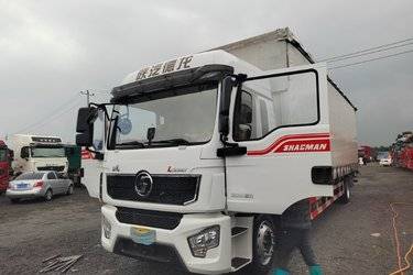二手陕汽重卡 德龙L5000 菁英版 300马力 4X2 9.8米厢式载货车(国六) 单桥 潍柴二手载货车 黄牌图片