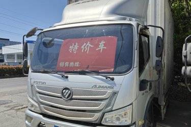 二手福田 欧马可S1系 150马力 4.14米单排厢式轻卡(国五) 单桥 福田康明斯二手载货车 蓝牌图片