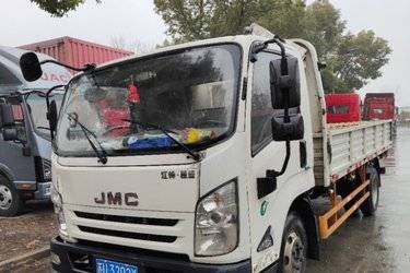 二手江铃 凯运 宽体普通款 129马力 4.1米单排栏板轻卡(国六) 单桥 江西五十铃二手载货车 黄牌图片