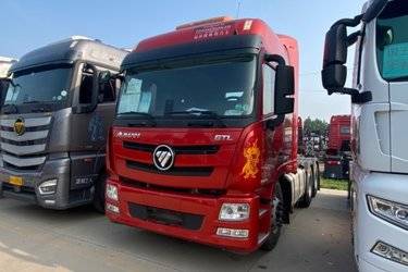 二手福田 欧曼GTL 北方版 470马力 6X4 AMT自动挡牵引车(国六) 双驱 福田康明斯二手牵引车 黄牌图片