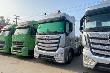 二手福田 欧曼EST 6系重卡 基本版 580马力 6X4 AMT自动挡牵引车(国六) 双驱 福田康明斯二手牵引车 黄牌图片