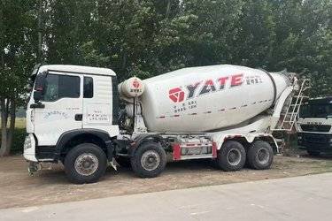 二手中国重汽 HOWO TX 340马力 8X4 7.5方混凝土搅拌车(国五) 前四后八 潍柴二手搅拌车