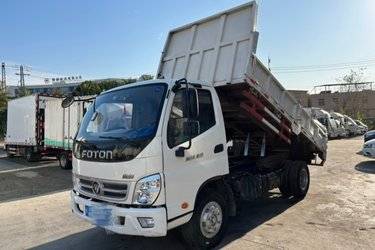 二手福田时代 M3 154马力 4X2 4.18米平板自卸车(国五) 单桥 潍柴二手自卸车 蓝牌图片