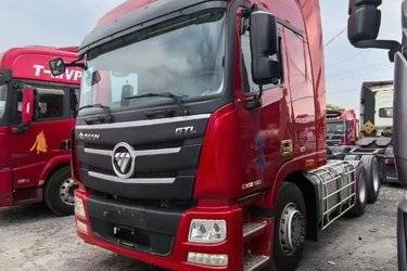 二手福田 欧曼GTL 6系重卡 510马力 6X2R牵引车(采埃孚16挡)(国五) 后提升 福田康明斯二手牵引车 黄牌图片
