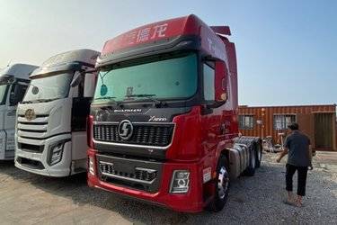 二手陕汽重卡 德龙X5000 460马力 6X4 牵引车(国五) 双驱 潍柴二手牵引车 黄牌